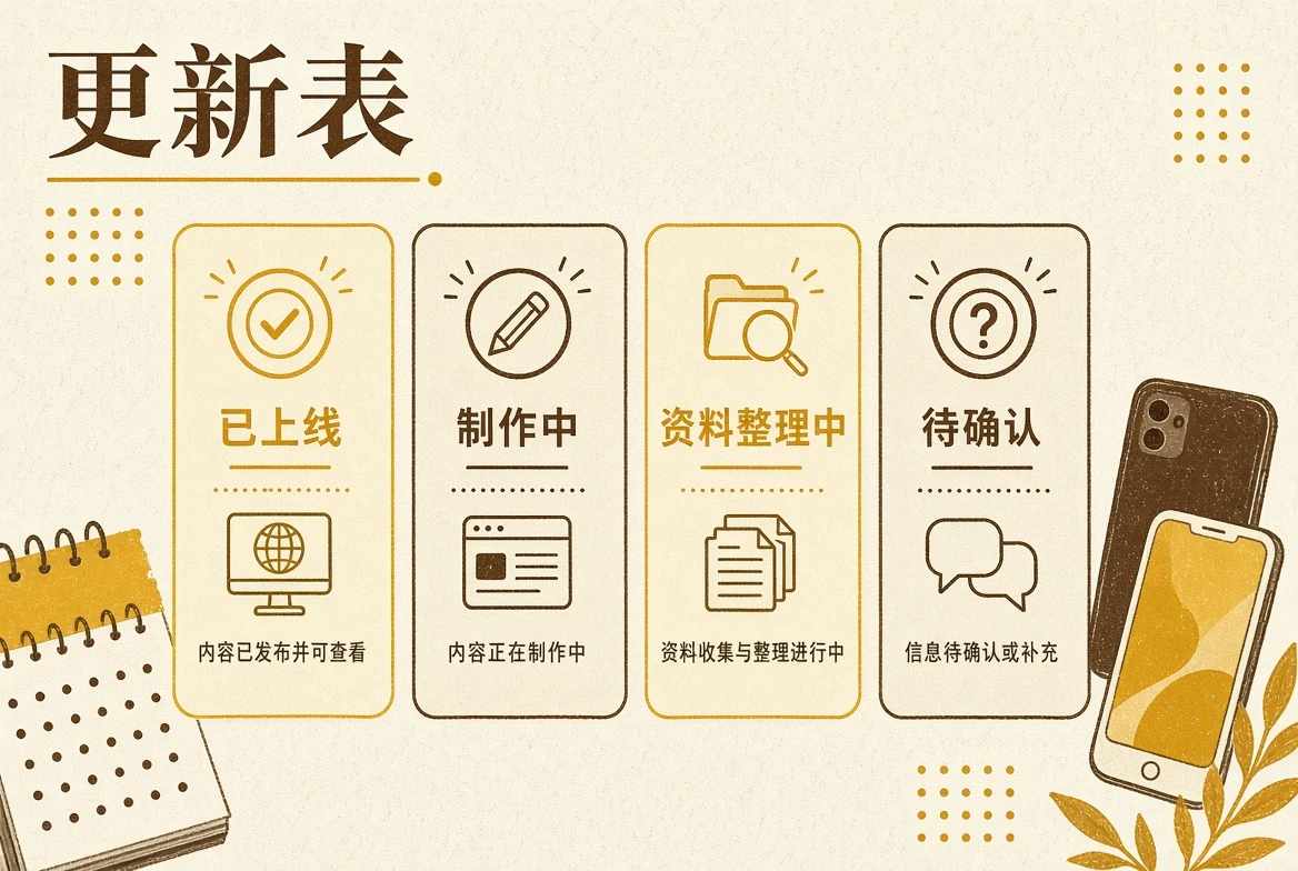 内容索引与资料状态